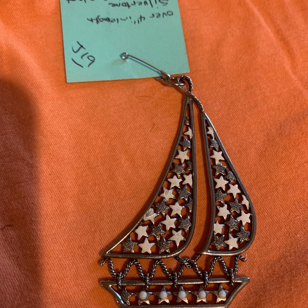 Large Sailboat Pendant or Christmas Ornament